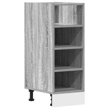 vidaXL Meuble bas Riga gris sonoma 30x44,5x81,5 cm, bois d'ingénierie