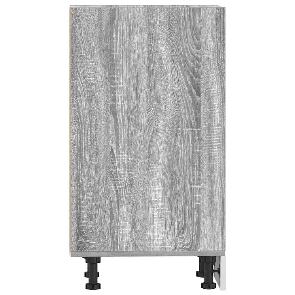 vidaXL Meuble bas Riga gris sonoma 30x44,5x81,5 cm, bois d'ingénierie