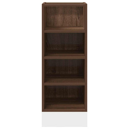 vidaXL Unterschrank Riga Braun Eichen-Optik 30x44,5x81,5 cm Holzwerkstoff