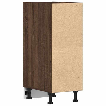 vidaXL Unterschrank Riga Braun Eichen-Optik 30x44,5x81,5 cm Holzwerkstoff