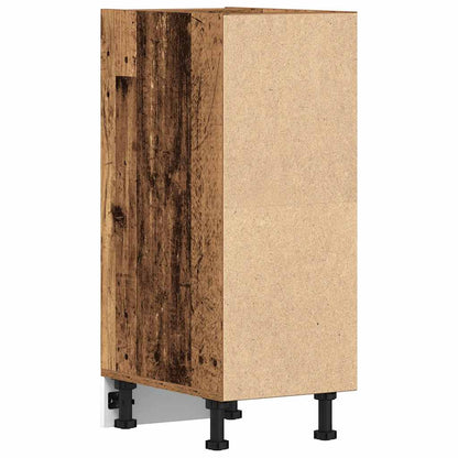 vidaXL Unterschrank Riga Altholz-Optik 30x44,5x81,5 cm Holzwerkstoff