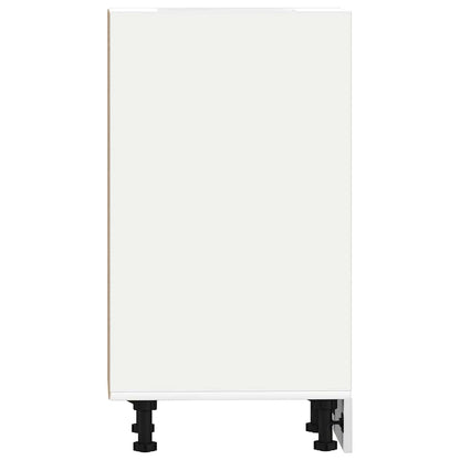 vidaXL Unterschrank Riga Weiß 40x44,5x81,5 cm Holzwerkstoff
