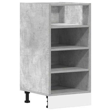 vidaXL Unterschrank Riga Betongrau 40x44,5x81,5 cm Holzwerkstoff
