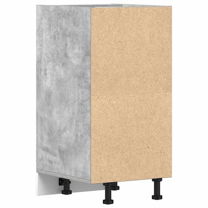 vidaXL Unterschrank Riga Betongrau 40x44,5x81,5 cm Holzwerkstoff