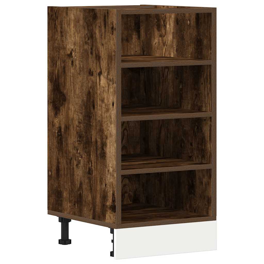 vidaXL Unterschrank Riga Räuchereiche 40x44,5x81,5 cm Holzwerkstoff