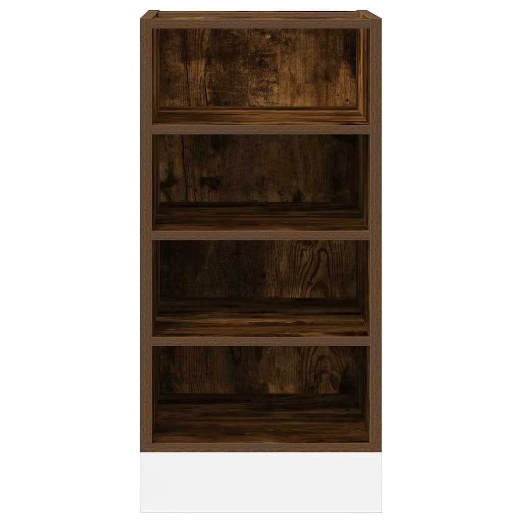 vidaXL Unterschrank Riga Räuchereiche 40x44,5x81,5 cm Holzwerkstoff