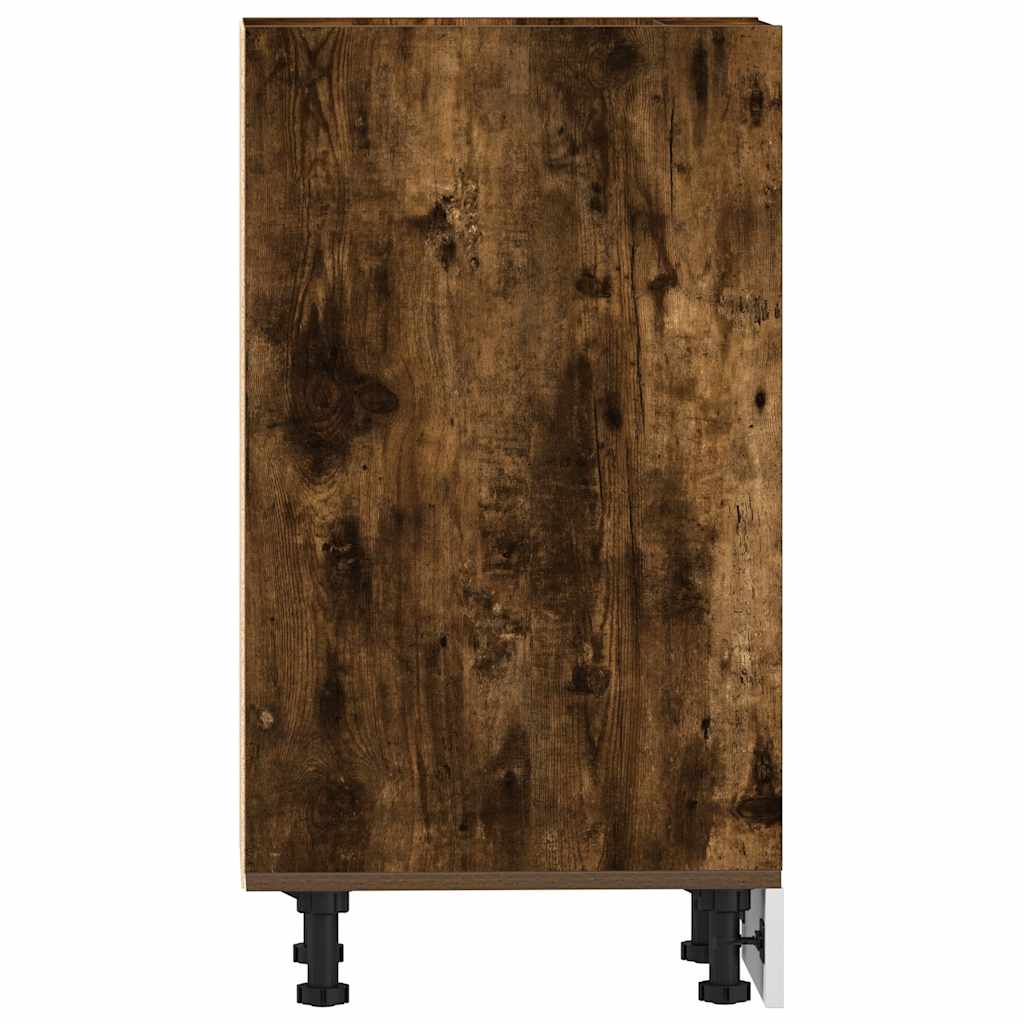 vidaXL Unterschrank Riga Räuchereiche 40x44,5x81,5 cm Holzwerkstoff