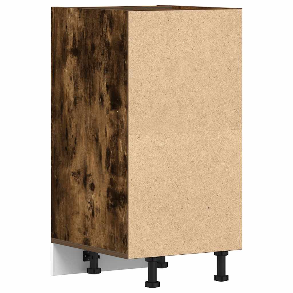 vidaXL Unterschrank Riga Räuchereiche 40x44,5x81,5 cm Holzwerkstoff