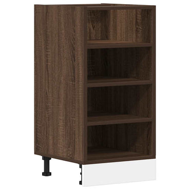vidaXL Meuble sous-vasque Riga aspect chêne marron 40x44,5x81,5 cm Bois d'ingénierie