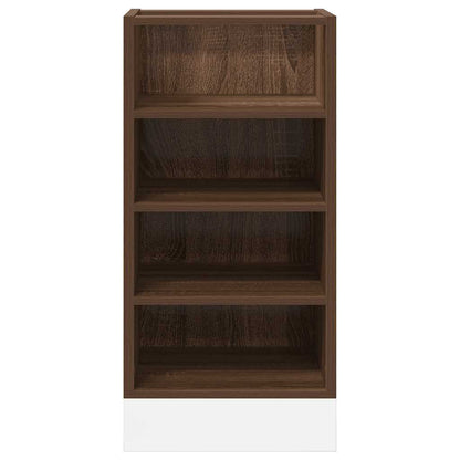 vidaXL Meuble sous-vasque Riga aspect chêne marron 40x44,5x81,5 cm Bois d'ingénierie