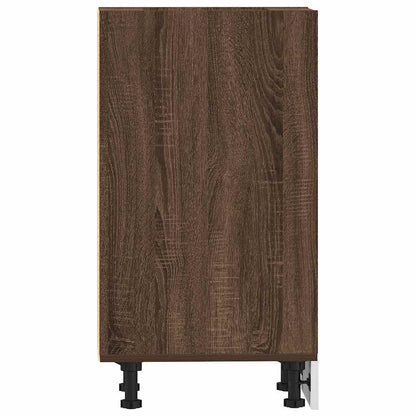 vidaXL Meuble sous-vasque Riga aspect chêne marron 40x44,5x81,5 cm Bois d'ingénierie