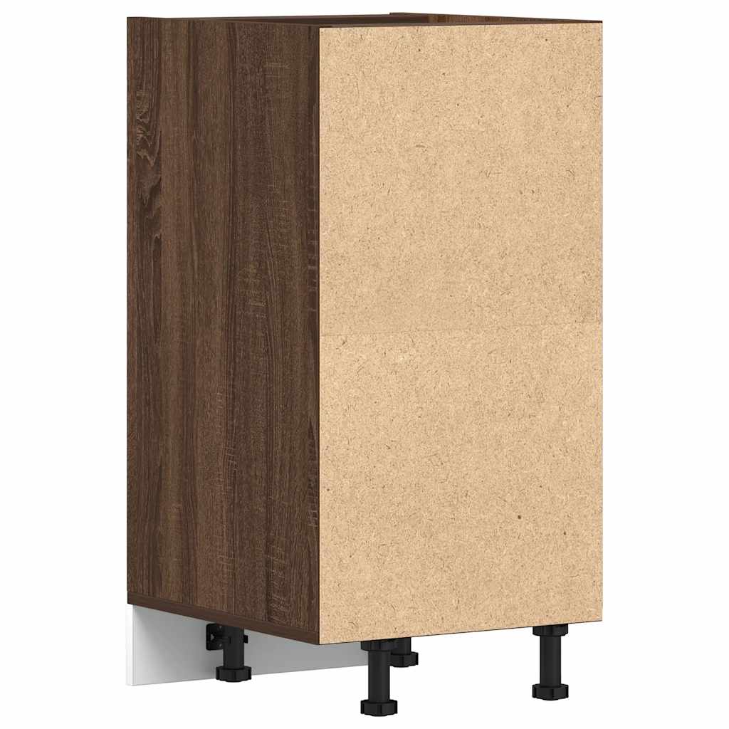 vidaXL Meuble sous-vasque Riga aspect chêne marron 40x44,5x81,5 cm Bois d'ingénierie