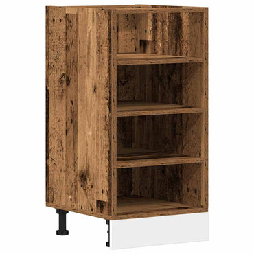 vidaXL Unterschrank Riga Altholz-Optik 40x44,5x81,5 cm Holzwerkstoff