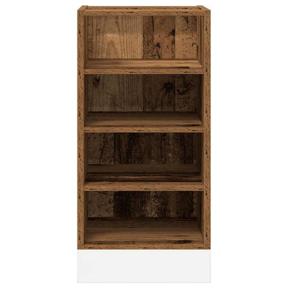 vidaXL Unterschrank Riga Altholz-Optik 40x44,5x81,5 cm Holzwerkstoff