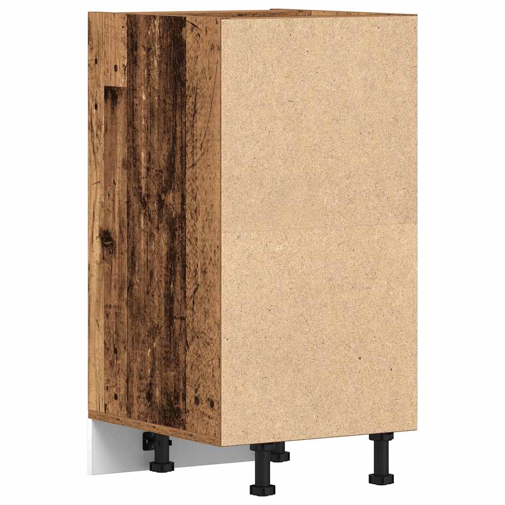 vidaXL Unterschrank Riga Altholz-Optik 40x44,5x81,5 cm Holzwerkstoff