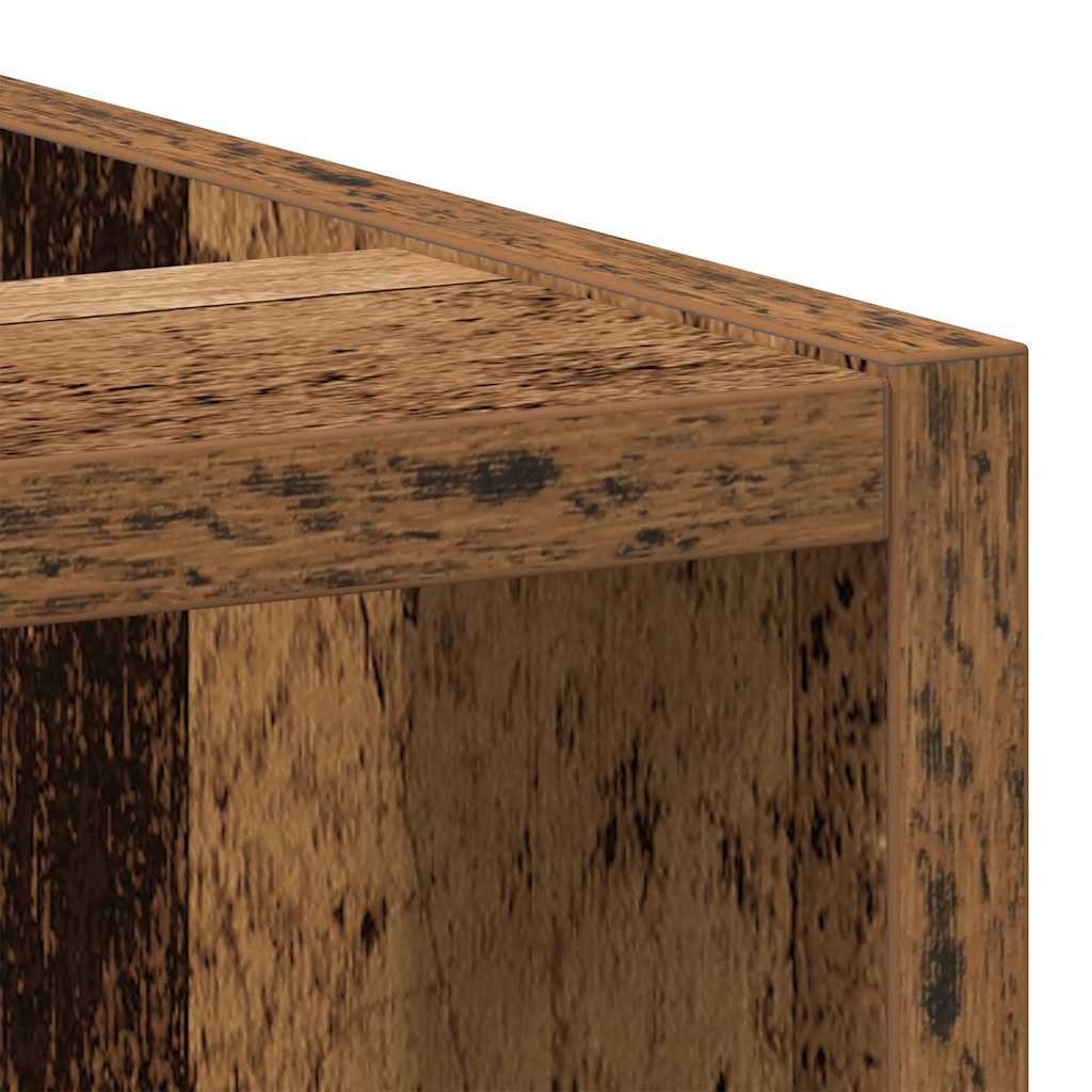 vidaXL Unterschrank Riga Altholz-Optik 40x44,5x81,5 cm Holzwerkstoff