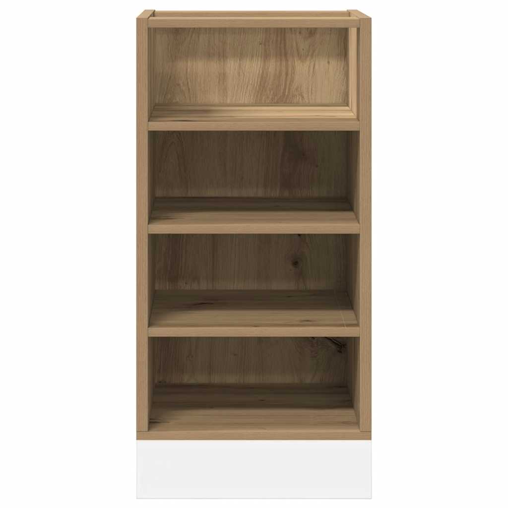 vidaXL Unterschrank Riga Artisan-Eiche 40x44,5x81,5 cm Holzwerkstoff