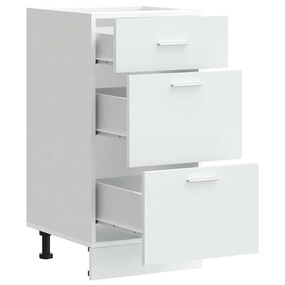 vidaXL Unterschrank Lyon Weiß 40x46x81,5 cm Holzwerkstoff