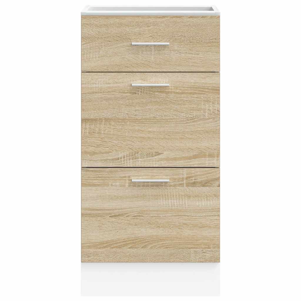 vidaXL Unterschrank Lyon Sonoma-Eiche 40x46x81,5 cm Holzwerkstoff