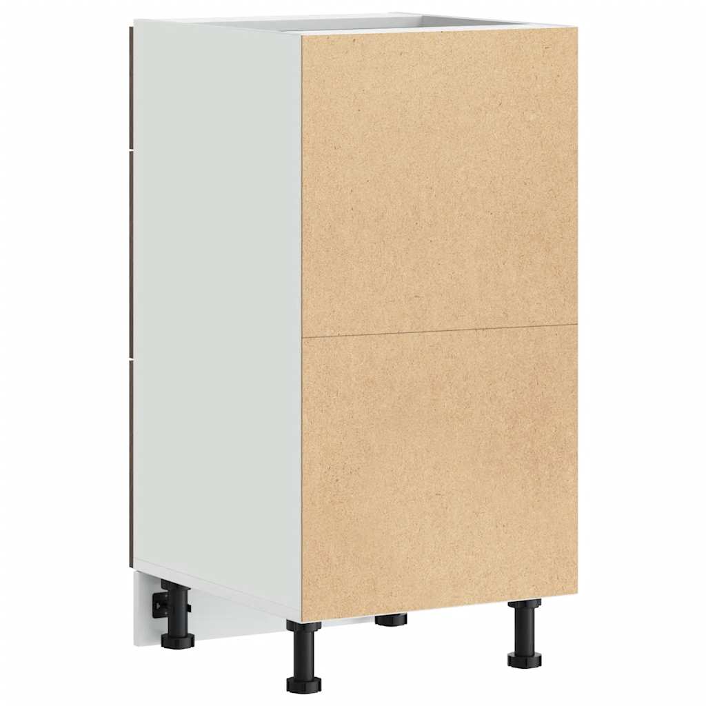 vidaXL Meuble sous-vasque Lyon chêne fumé 40x46x81,5 cm bois d'ingénierie