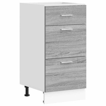 vidaXL Meuble bas Lyon Gris Sonoma 40x46x81,5 cm Bois d'ingénierie