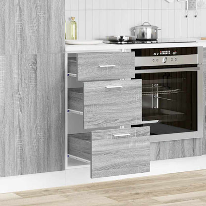 vidaXL Meuble bas Lyon Gris Sonoma 40x46x81,5 cm Bois d'ingénierie