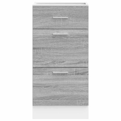 vidaXL Meuble bas Lyon Gris Sonoma 40x46x81,5 cm Bois d'ingénierie