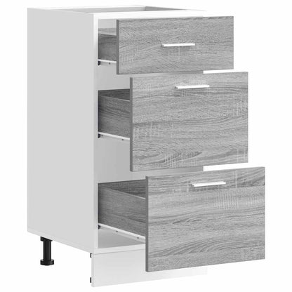 vidaXL Meuble bas Lyon Gris Sonoma 40x46x81,5 cm Bois d'ingénierie