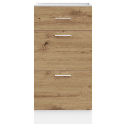 vidaXL Meuble bas Lyon chêne artisan 40x46x81,5 cm bois d'ingénierie