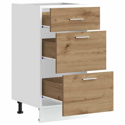 vidaXL Meuble bas Lyon chêne artisan 40x46x81,5 cm bois d'ingénierie