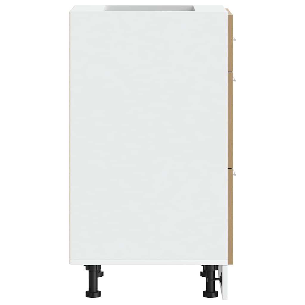 vidaXL Meuble bas Lyon chêne artisan 40x46x81,5 cm bois d'ingénierie