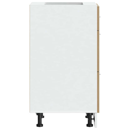 vidaXL Meuble bas Lyon chêne artisan 40x46x81,5 cm bois d'ingénierie