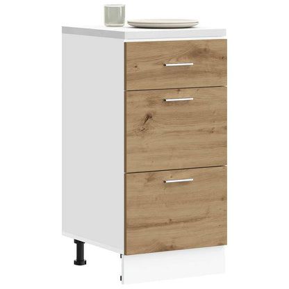 vidaXL Meuble bas Lyon chêne artisan 40x46x81,5 cm bois d'ingénierie