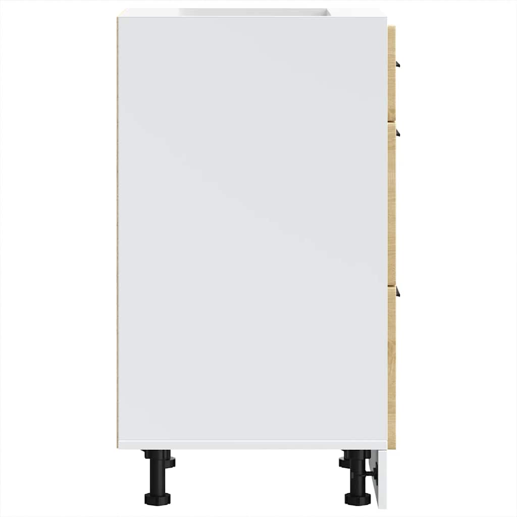 Küchenunterschrank Porto Sonoma-Eiche Holzwerkstoff