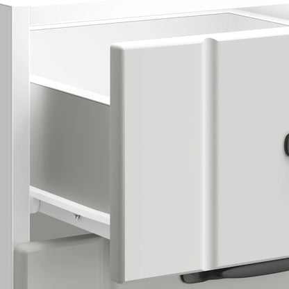 vidaXL Meuble bas de cuisine Lucca Blanc Bois d'ingénierie