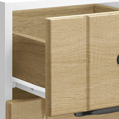 vidaXL Küchen-Unterschrank Lucca Sonoma-Eiche Holzwerkstoff