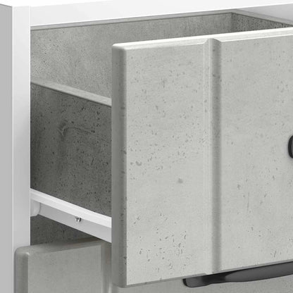 vidaXL Meuble bas de cuisine Lucca Gris béton Bois d'ingénierie