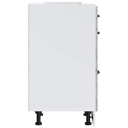 Küchen-Unterschrank Lucca Grau Sonoma Holzwerkstoff