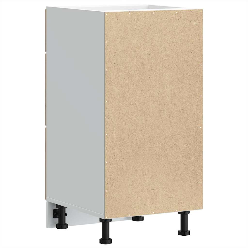 vidaXL Meuble bas de cuisine Lucca Chêne artisan MDF