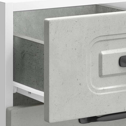 vidaXL Küchenunterschrank Kalmar Betongrau Holzwerkstoff