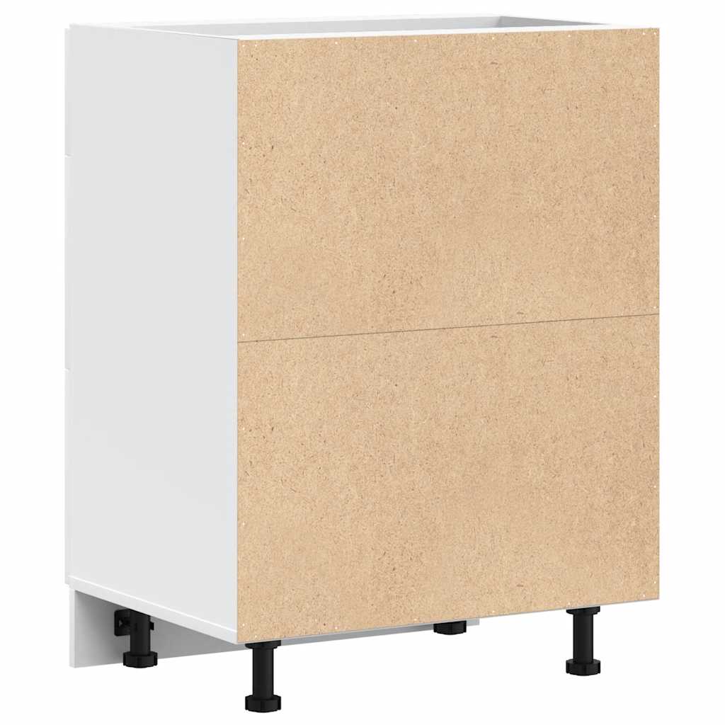 Küchenunterschrank Lyon Weiß Holzwerkstoff