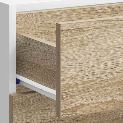 vidaXL Küchenunterschrank Lyon Sonoma-Eiche Holzwerkstoff