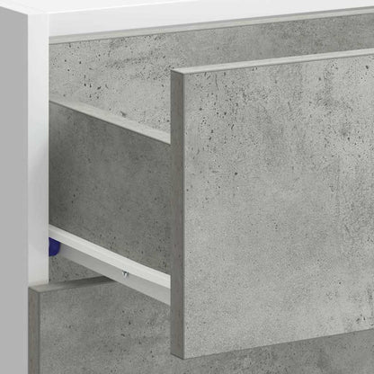 vidaXL Küchenunterschrank Lyon Betongrau Holzwerkstoff