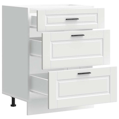 Küchenunterschrank Porto Weiß Holzwerkstoff