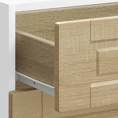 vidaXL Meuble bas de cuisine Porto en aggloméré coloris chêne Sonoma