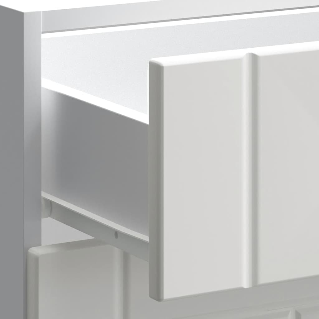 vidaXL Meuble bas de cuisine Lucca Blanc Bois d'ingénierie