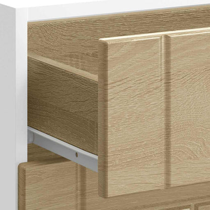 vidaXL Küchen-Unterschrank Lucca Sonoma-Eiche Holzwerkstoff