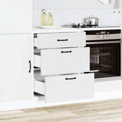vidaXL Küchenunterschrank Kalmar Weiß Holzwerkstoff