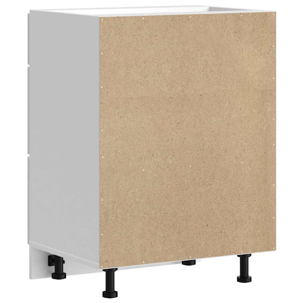 vidaXL Küchenunterschrank Kalmar Weiß Holzwerkstoff