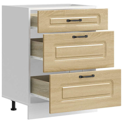 Küchenunterschrank Kalmar Sonoma-Eiche Holzwerkstoff